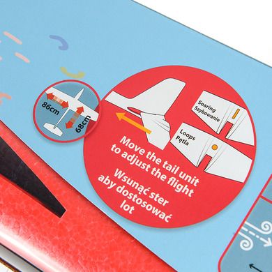 Smiki, avion din polistiren expandat, 86 cm