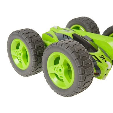 Smiki, Stunt Car, masinuta de cascadorii, vehicul cu telecomanda, verde-negru