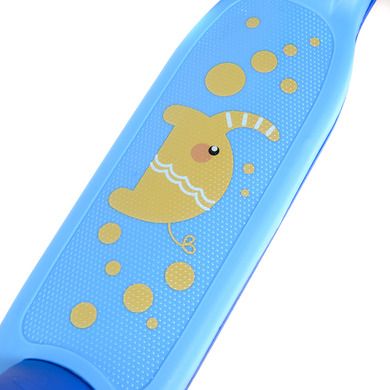 Smiki, trotineta cu 3 roti si lumini, albastru