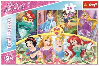 Trefl, Printese Disney, Maxi, Magia amintirilor, puzzle, 24 piese