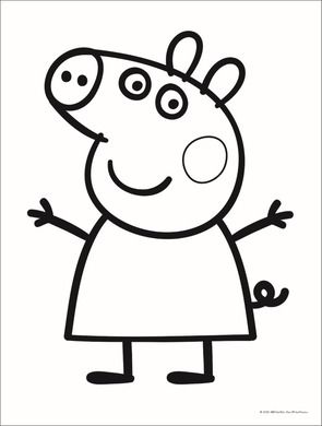 Trefl, Purcelusa Peppa, Baby Maxi, puzzle, 2-10 piese