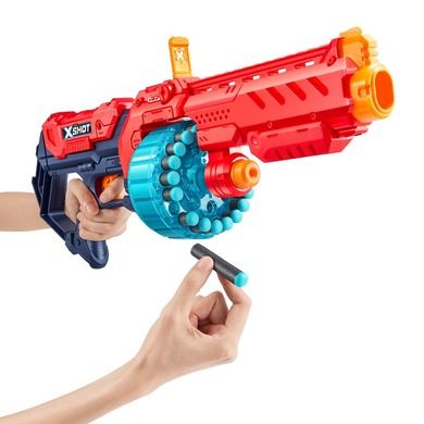 Zuru, X-Shot, Excel, Turbo Fire, blaster si 48 proiectile, set de joaca