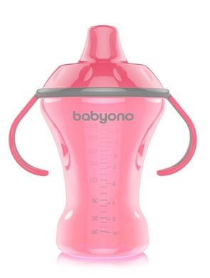 BabyOno, Natural Nursing, cana anticurgere cu cioc tare, 260 ml