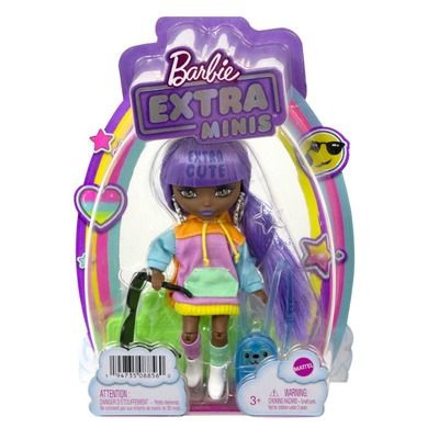 Barbie, Extra Minis, mini papusa, par violet