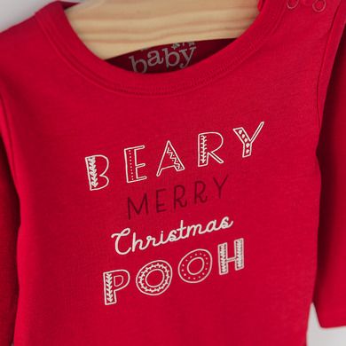 Cool Club, Body cu maneca lunga pentru baieti, mix, imprimeu Winnie the Pooh, set 3 buc.