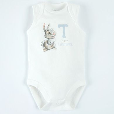 Cool Club, Body fara maneci pentru baieti, mix, imprimeu Bambi, set, 5 buc.