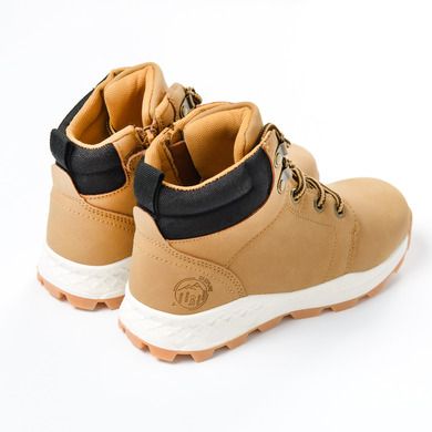 Cool Club, Ghete pentru baieti, galben mustar, brant din piele
