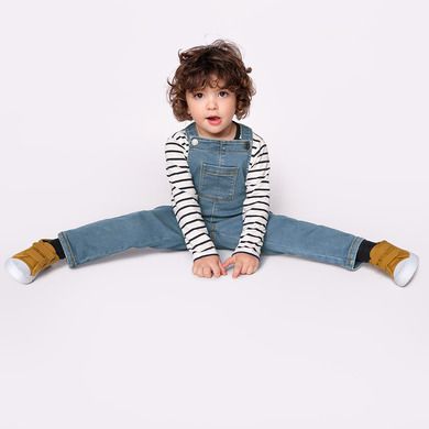 Cool Club, Salopeta de blugi pentru baieti, denim, cu buzunare