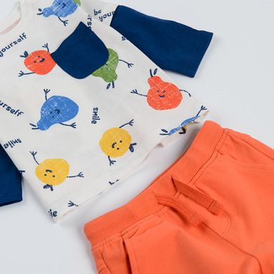 Cool Club, Set pentru baieti, Bluza cu maneca lunga, Pantaloni trening, mix de culori