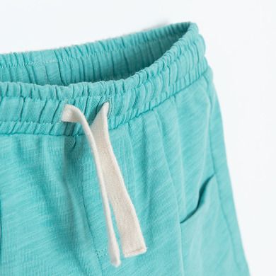 Cool Club, Set pentru baieti, Tricou, Pantaloni scurti, bej-turcoaz