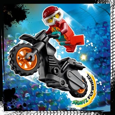 LEGO City, Motocicleta de cascadorie pentru pompieri, 60311