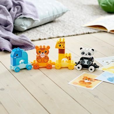 LEGO DUPLO Creative Play, Primul meu tren cu animale, 10955