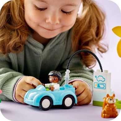 LEGO DUPLO, Orasul meu Turbina eoliana si masina electrica, 10985