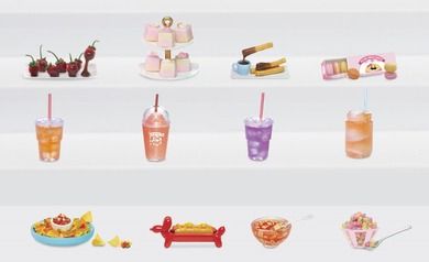 MGA's Miniverse Food, Cafe, set surpriza, 1 buc.