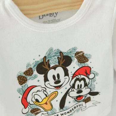 Cool Club, Body cu maneca lunga pentru baieti, mix, imprimeu Disney, set 3 buc.