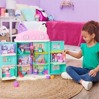Gabby's Dollhouse, Gabby, Dormitor, set de joaca cu figurina si accesor