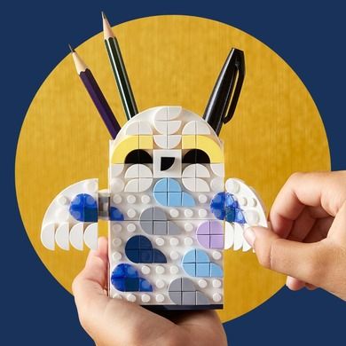 LEGO DOTS, Suport pentru creioane Hedwig, 41809