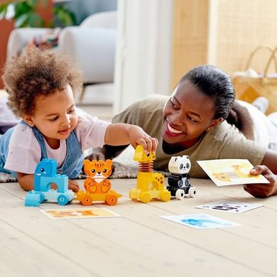 LEGO DUPLO Creative Play, Primul meu tren cu animale, 10955