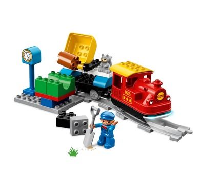 LEGO DUPLO Town, Tren cu aburi, 10874