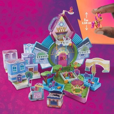 My Little Pony, Epic Mini Crystal Brighthouse, set de joaca cu figurine si accesorii