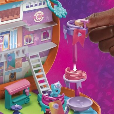 My Little Pony, Mini World Magic, Maretime Bay, set cu figurine si accesorii