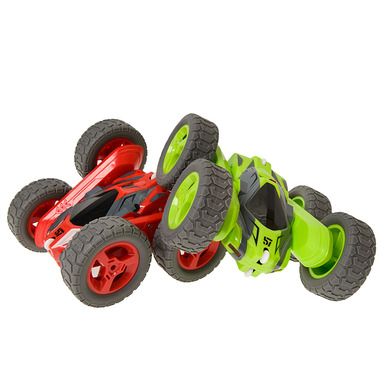 Smiki, Stunt Car, masinuta de cascadorii, vehicul cu telecomanda, verde-negru