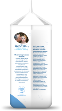 WaterWipes, BIO, servetele umede cu apa, 4-60 buc.