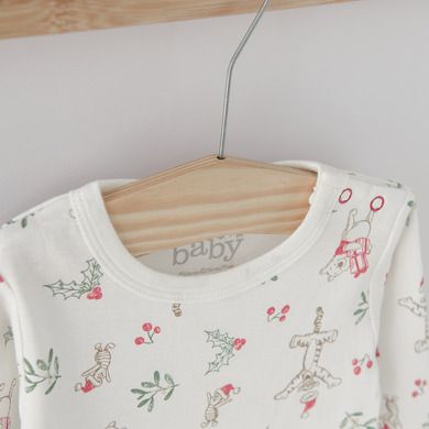 Cool Club, Body cu maneca lunga pentru baieti, mix, imprimeu Winnie the Pooh, set 3 buc.