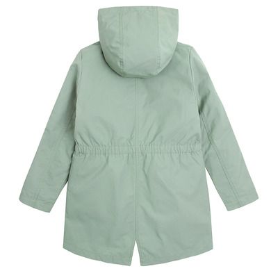 Cool Club, Geaca cu gluga pentru fete, 3in1, verde-roz, imprimeu frunze