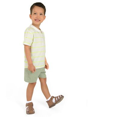 Cool Club, Pantaloni scurti pentru baieti, gri, kaki, set, 2 buc.