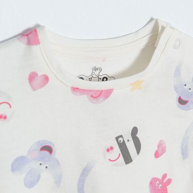 Cool Club, Set pentru fete, Bluza cu maneca scurta, Sarafan pentru fete, mix, imprimeu Peppa Pig