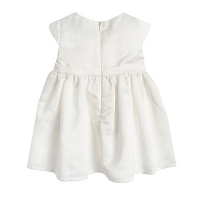 Cool Club, Set pentru fetite, geaca din blanita si rochie, culoare alb