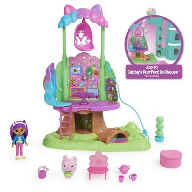 Gabby's Dollhouse, Gabby, Casa in copac, set de joaca cu figurina si accesorii