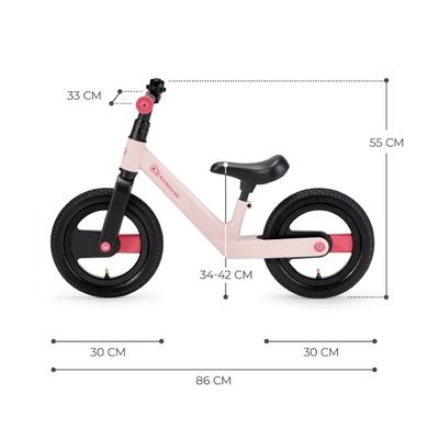 Kinderkraft, GoSwift, bicicleta fara pedale, roz