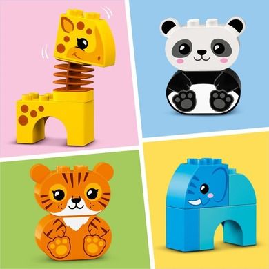 LEGO DUPLO Creative Play, Primul meu tren cu animale, 10955