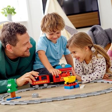 LEGO DUPLO Town, Tren cu aburi, 10874
