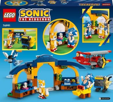 LEGO Sonic the Hedgehog, Atelierul lui Tails si avion Tornado, 76991