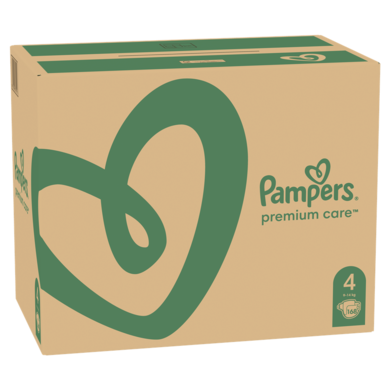 Pampers Premium Care, XXL Box, scutece marimea 4, 9-14 kg, 168 buc.