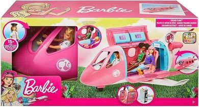 Barbie, Dreamhouse Adventures, Avion de vis, set de joaca cu papusa