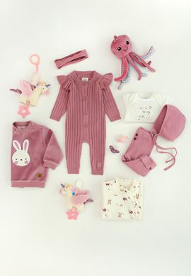 Cool Club, Set pentru fete, Pijama tip salopeta, Bentita, roz
