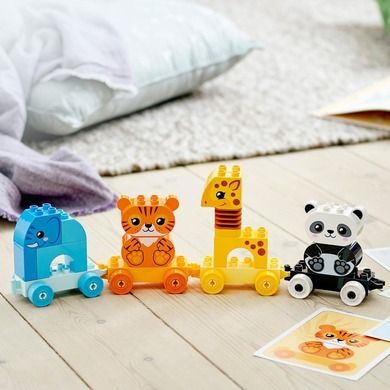 LEGO DUPLO Creative Play, Primul meu tren cu animale, 10955