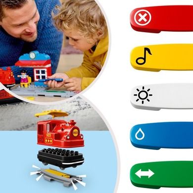 LEGO DUPLO Town, Tren cu aburi, 10874