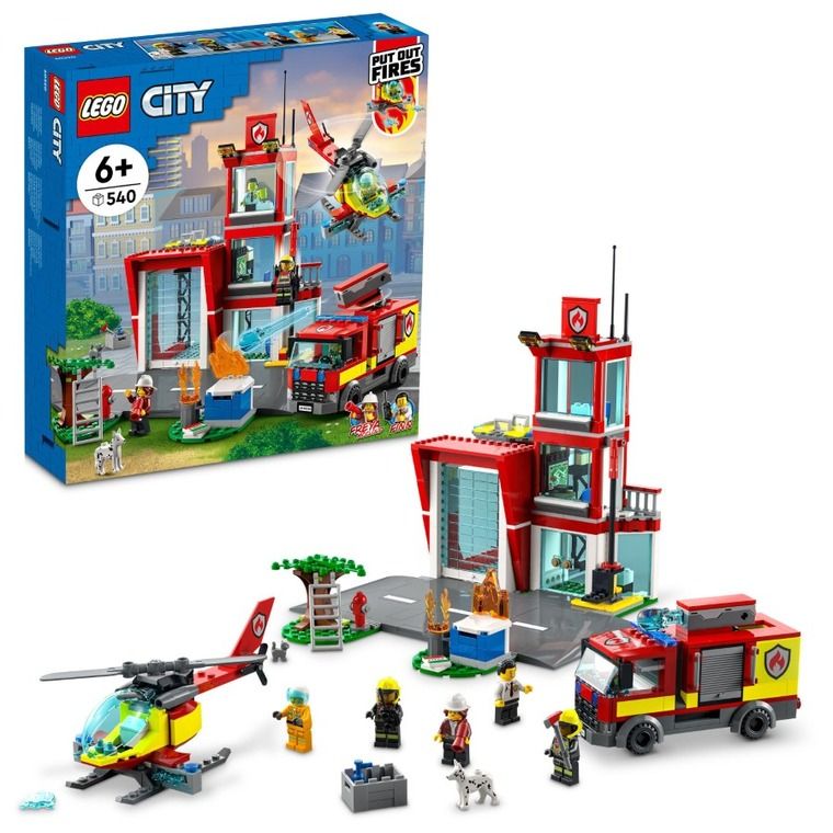 Disturbance Discourse insert LEGO City, Remiza de pompieri, 60320 - smyk.com